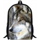 Wolf Pattern School Bags