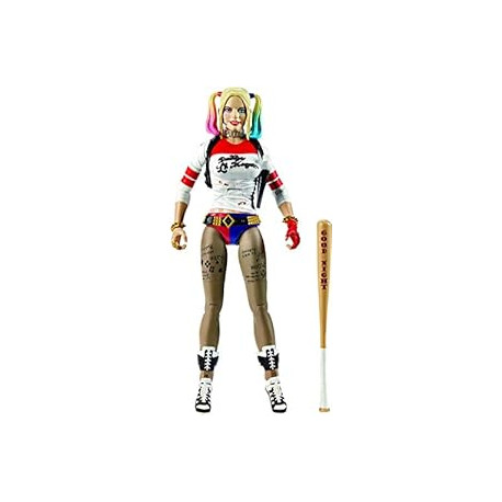 Mattel DC Comics Multiverse Suicide Squad Figure, Harley Quinn, 6"