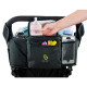 Stroller Caddy Organizer (Black, Insulated)