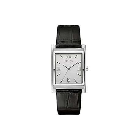 Bulova Men's Stainless Steel 3-Hand Calendar Date Quartz Watch