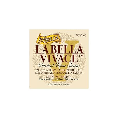 La Bella VIV-M Vivace Fluorocarbon Silver-Plated