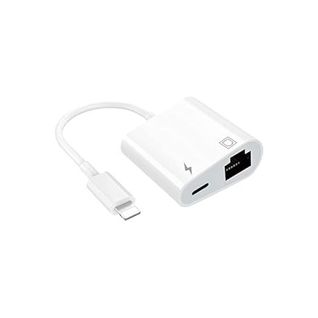 2 in 1 Lightning to Ethernet Adapter