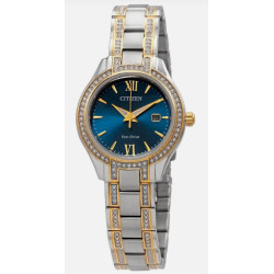 Citizen Silhouette Crystal Blue Dial Ladies Watch