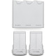 2 Pack Mini 4 Batteries Bundle with Charging Hub