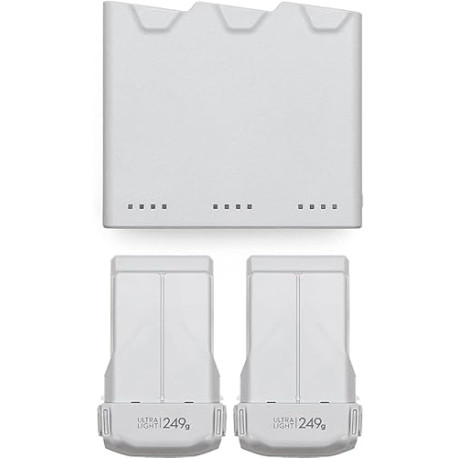 2 Pack Mini 4 Batteries Bundle with Charging Hub