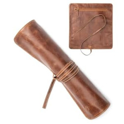 premium leather Knife Roll Bag