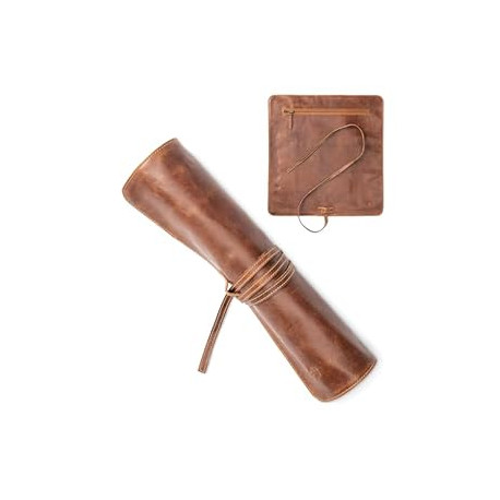 premium leather Knife Roll Bag