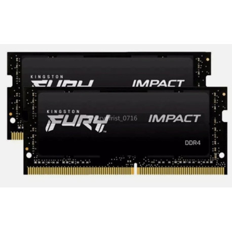 Fury Impact 32GB 2x16GB 260Pin Ram DDR4 SO-DIMM
