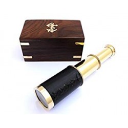 6" Nautical Handheld Pirate Brass Telescope