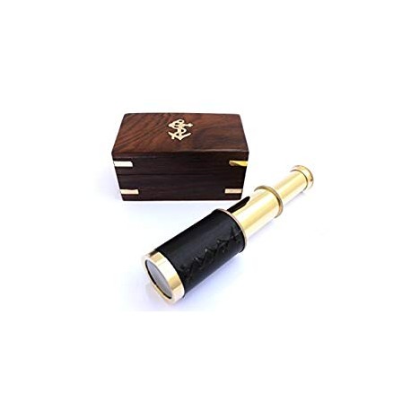 6" Nautical Handheld Pirate Brass Telescope