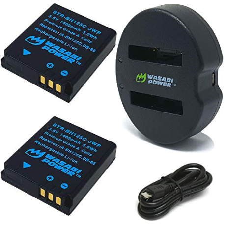 Power Battery 2-Pack & USB Dual Charger