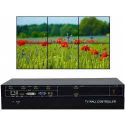 Video Wall Controller 2x3 3x2 HDMI DVI VGA USB Video Processor with RS232