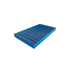 Aluminum Heat Radiator Heatsink Cooling Fan 150x85x12mm Blue Tone