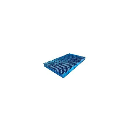 Aluminum Heat Radiator Heatsink Cooling Fan 150x85x12mm Blue Tone
