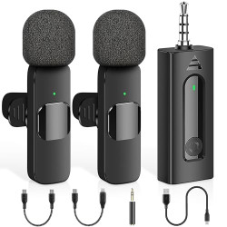 4 in 1 Professional Wireless Lavalier Microphone