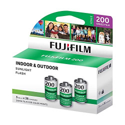 Fujifilm 600018966 Fujicolor 200 Color Negative Film, 3 Pack