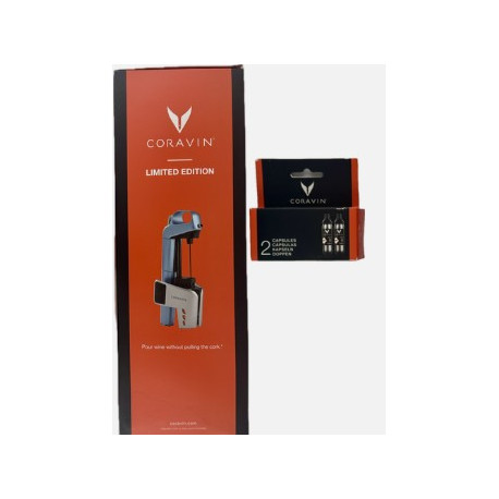 Coravin Limited Edition Wine Preservation System w 4 Argon Capsules