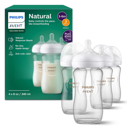 Philips Avent Natural Glass Baby Bottles