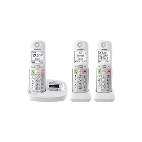 2 Cordless Handsets - KX-TGU433W