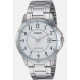 Casio MTP-V004D-7BUDF White Dial Stainless Steel Quartz Movement Men's Watch