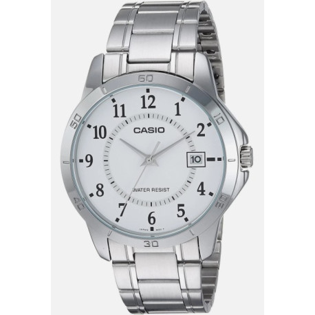Casio MTP-V004D-7BUDF White Dial Stainless Steel Quartz Movement Men's Watch