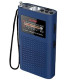 Portable Pocket AM FM Transistor Radio Card Playback