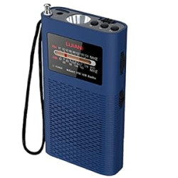 Portable Pocket AM FM Transistor Radio Card Playback