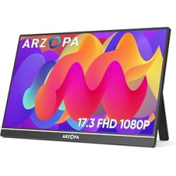 17.3" Portable Monitor, 1080P FHD
