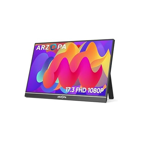 17.3" Portable Monitor, 1080P FHD