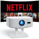 [Netflix-Licensed/1000ANSI] Smart Outdoor Projector: NICPOW 4K Projector
