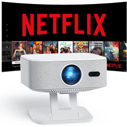 [Netflix-Licensed/1000ANSI] Smart Outdoor Projector: NICPOW 4K Projector