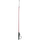 Equine Riding Whip with PVC Handle, 30" Shaft