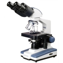 Siedentopf Binocular Compound Microscope, 40X-2000X Magnification, Brightfield, LED Illumination