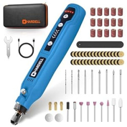 Cordless Rotary Tool, 5 Variable Speed Mini Rotary Tool Kit with 69 Accessories