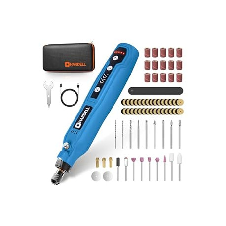 Cordless Rotary Tool, 5 Variable Speed Mini Rotary Tool Kit with 69 Accessories