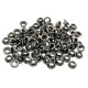 100pcs 4mm Black Metal Eyelets