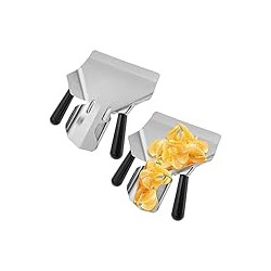 2 Pcs Stainless Steel French Fry Scoop