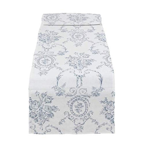 Veronique Collection Table-Toppers, 16 in x 72 in, Indigo