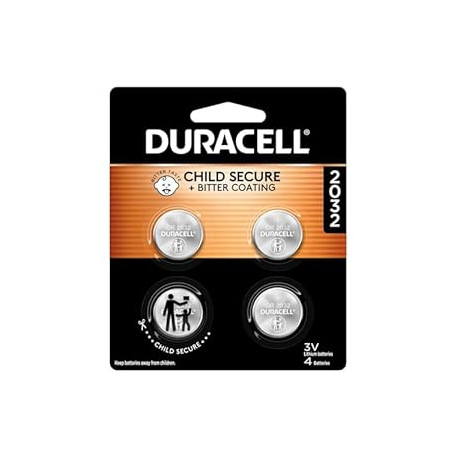 Duracell 2032 Lithium Battery. 4 Count Pack