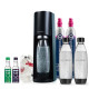 SodaStream Terra Sparkling Water Maker Bundle (Black), with CO2