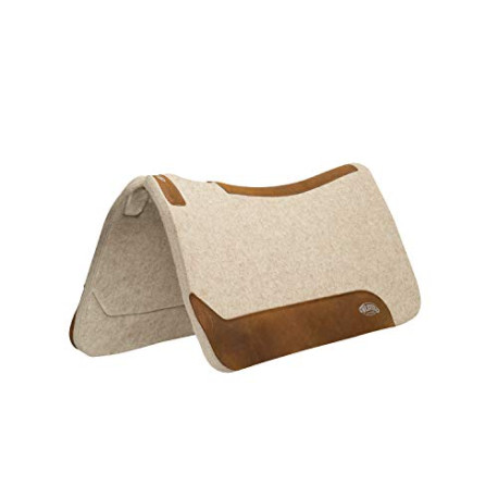 27" x 27" Contoured Wool Blend Felt Pony Saddle Pad