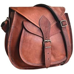 Leather Crossbody Satchel Bag Vintage Purses Handbags for Women