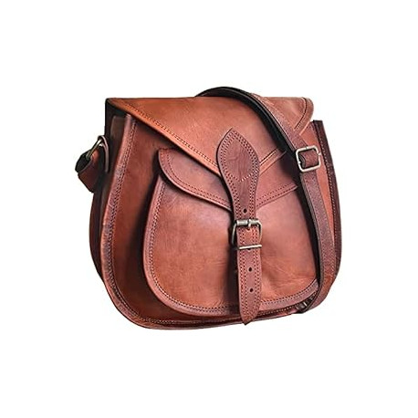 Leather Crossbody Satchel Bag Vintage Purses Handbags for Women