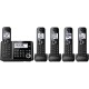 Panasonic 5 Handsets - KX-TGF345B (Black)