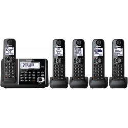 Panasonic 5 Handsets - KX-TGF345B (Black)