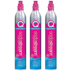 SodaStream CO2 Gas Carbonation Bundle | 3x 60L QuickConnect Cylinders