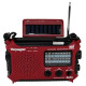 Kaito KA500IP-RED Voyager Solar/Dynamo AM/FM/SW NOAA Weather Radio