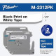 Brother Genuine P-touch M-2312PK Tape, 2 Pack