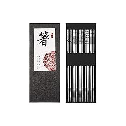 Metal Chopsticks Reusable 18/8 Stainless Steel