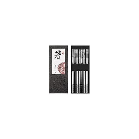 Metal Chopsticks Reusable 18/8 Stainless Steel